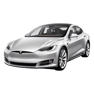 Tesla Model S - Tesla (Model Year: 2022) (Iconic colour: Silver) sticker