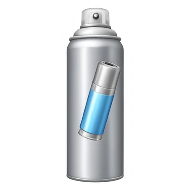 a can of hairspray sticker