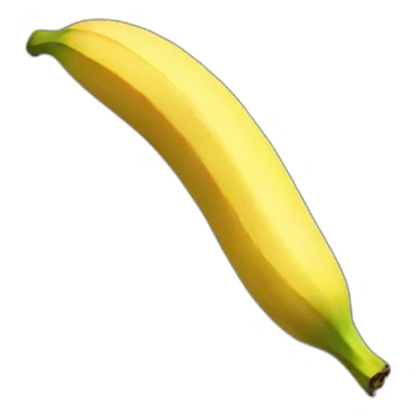 banana on space sticker