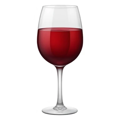 Half full glass of red wine sticker