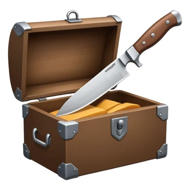 Knife to chest sticker