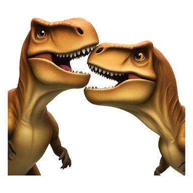 t rex kissing sticker