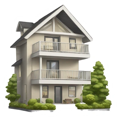 new modern house sticker