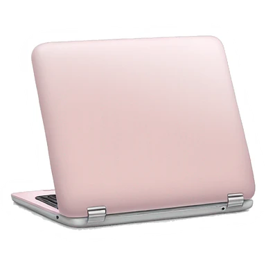 Soft Pink laptop sticker