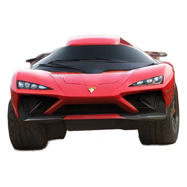 Side view Wonder woman’s feminine appearance offroad capable long-travel suspension 4x4 hypercar  sticker