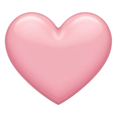 Pastel pink heart sticker