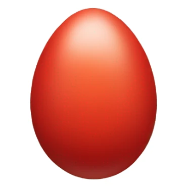 red egg sticker