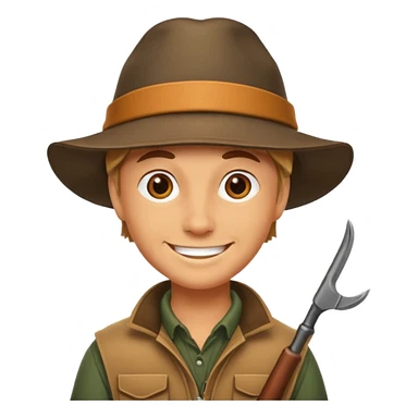 ich möchte ein Emoji eines Jägers sticker