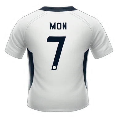 soccer jersey with big signature sticker