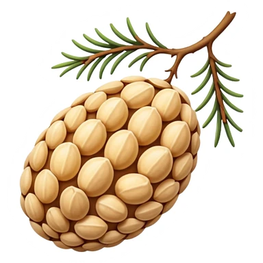 one pine nut sticker