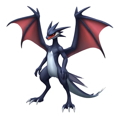 Edgy Cool Nargacuga-Noivern-Latias-Garchomp-Pokémon Full Body sticker