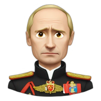vlad putin not feeling good sticker