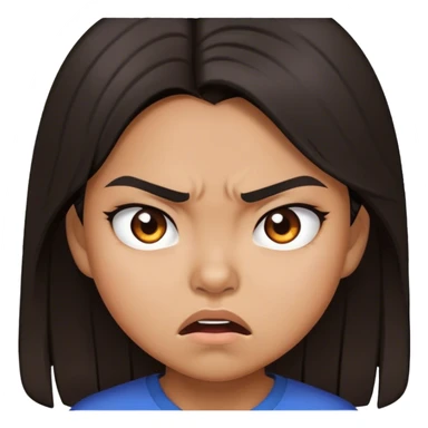 angry girl that is filipino sticker