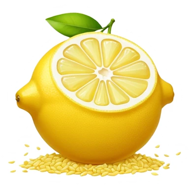 lemon zest sticker