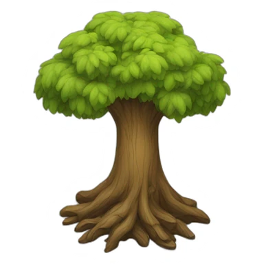 Sad tree sticker