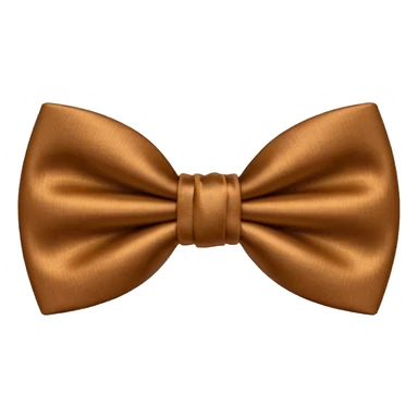 a brown bow tie  sticker