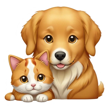 Hund und Katze sticker