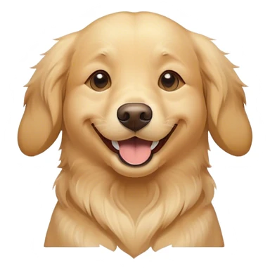 Happy dog retriever  sticker