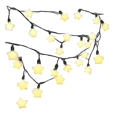 Fairy lights sticker