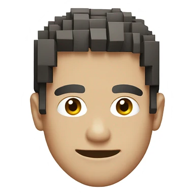 Pixel cartoon version of Mikey sticker