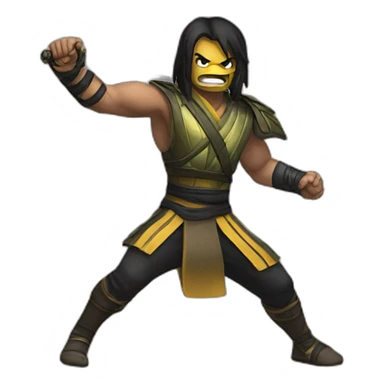 Mortal Combat sticker