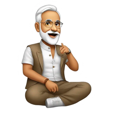 Singer Modi ji sticker