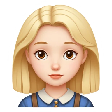 Cute Village core girl  sticker