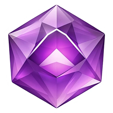 purple gem sticker