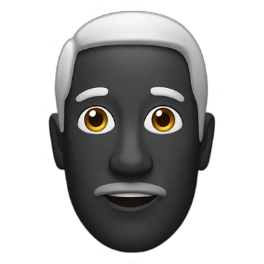 Full black Coker spagniel  sticker