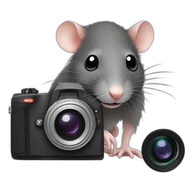 Rat camera sticker