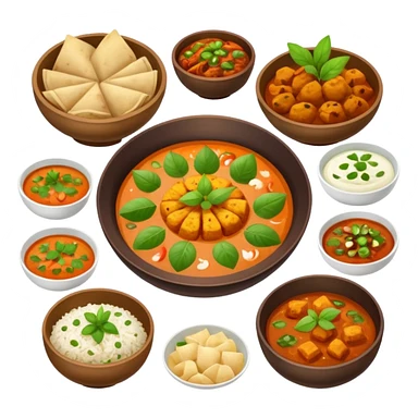 inidan food sticker