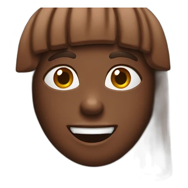 chocolate con cara sticker