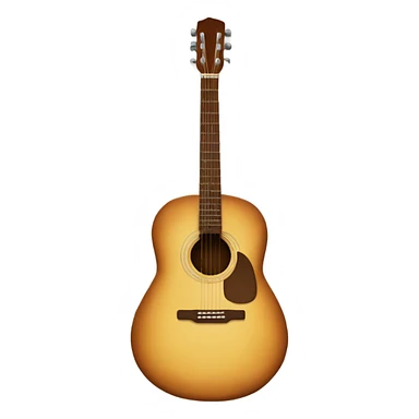Acoustic guitar sticker