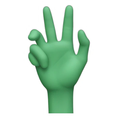 letter l in sign language sticker