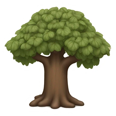 Brown fig tree sticker