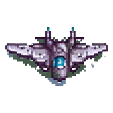 fighter jet, pixel art style sticker