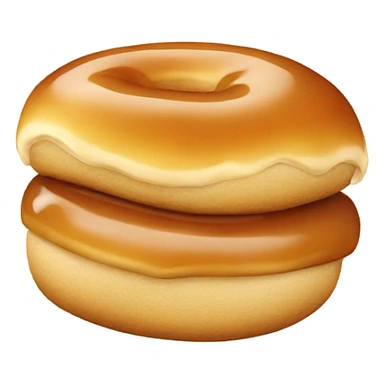 Eating honey bun sticker