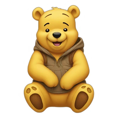 Pooh sticker