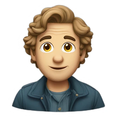 Charlie caplinssad sticker