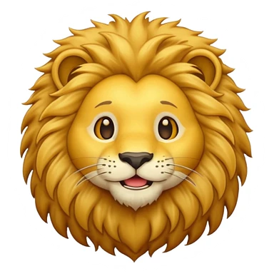 Lion animation emoji sticker