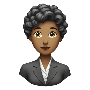 suit lady sticker