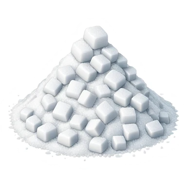 happy with pile of salt sticker