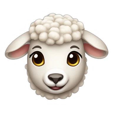 cute lamb sticker