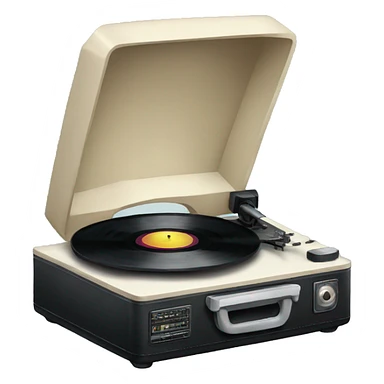 record player sticker