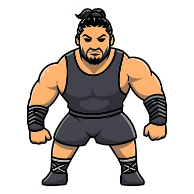 Roman Reigns WWE wrestler sticker