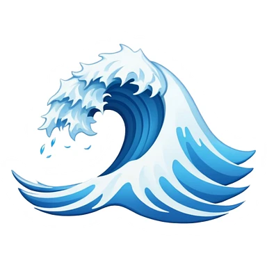 wind waves only sticker