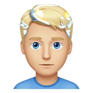 hombre rubio sticker