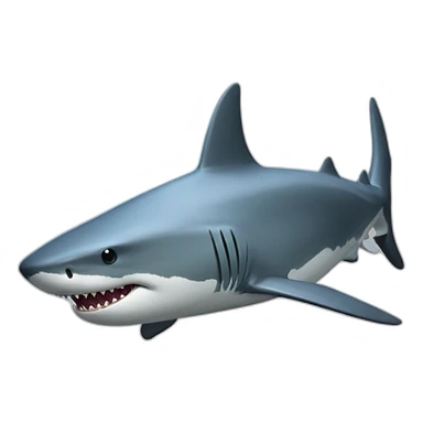 Tête requin  sticker