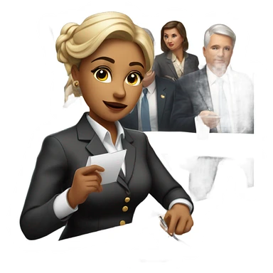 Waitress in politics  sticker