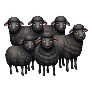 All black sheep sticker